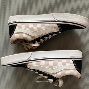 dusty pink old skool vans